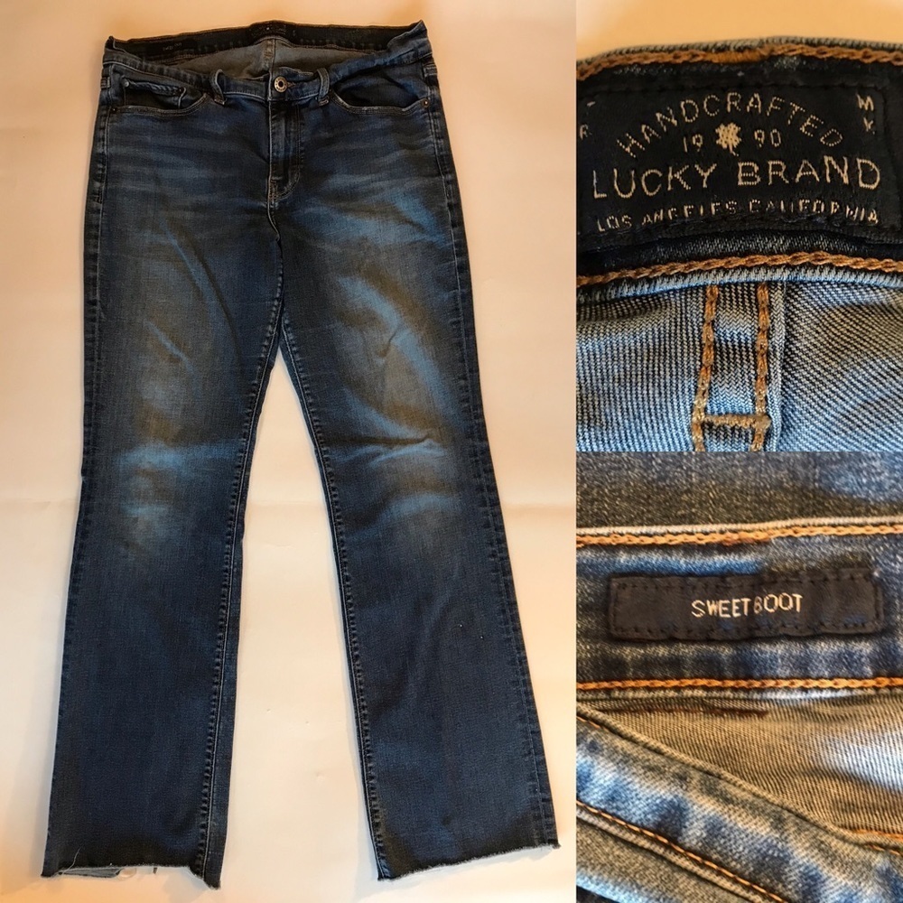 Y2K Lucky Brand Low Rise Bootcut Flare Womens Jeans "Sweet Boot" Size 12/ 31